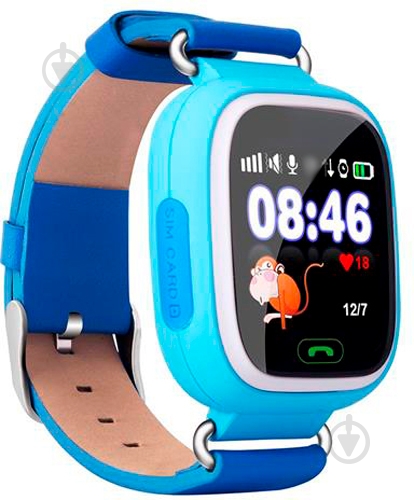 Смарт-часы GoGPSme К04 blue (K04BL) - фото 2 Смарт-часы GoGPSme К04 blue (K04BL) - фото 2