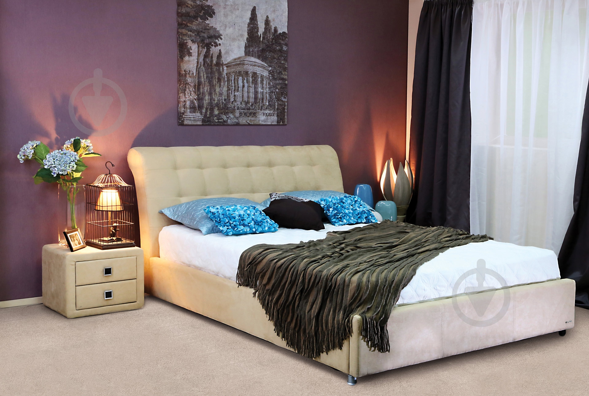 Кровать Embawood Coffe Time Caramel 160x200 см кремовый - фото 6 Кровать Embawood Coffe Time Caramel 160x200 см кремовый - фото 6