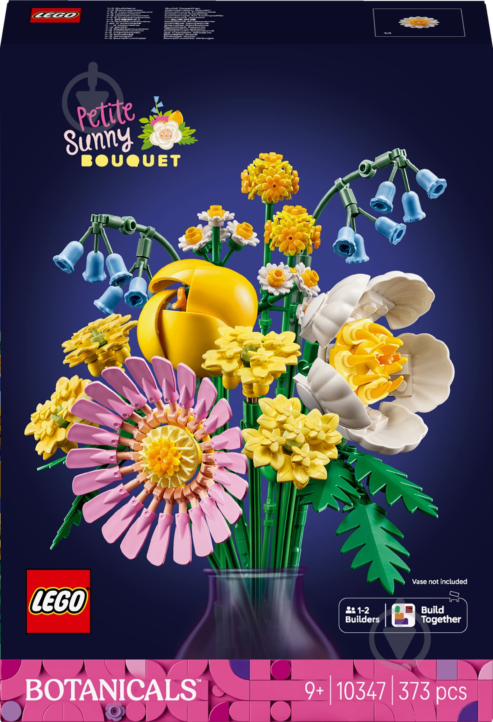 Конструктор LEGO Botanical Мініатюрний сонячний букет 10347 - фото 1