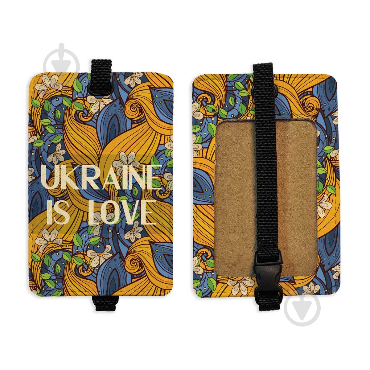 Брелок-бирка Just Cover! Ukraine is Love - фото 1 Брелок-бирка Just Cover! Ukraine is Love - фото 1