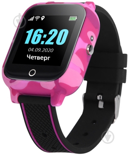 Смарт-часы GoGPSme T01 pink (T01RD) - фото 1