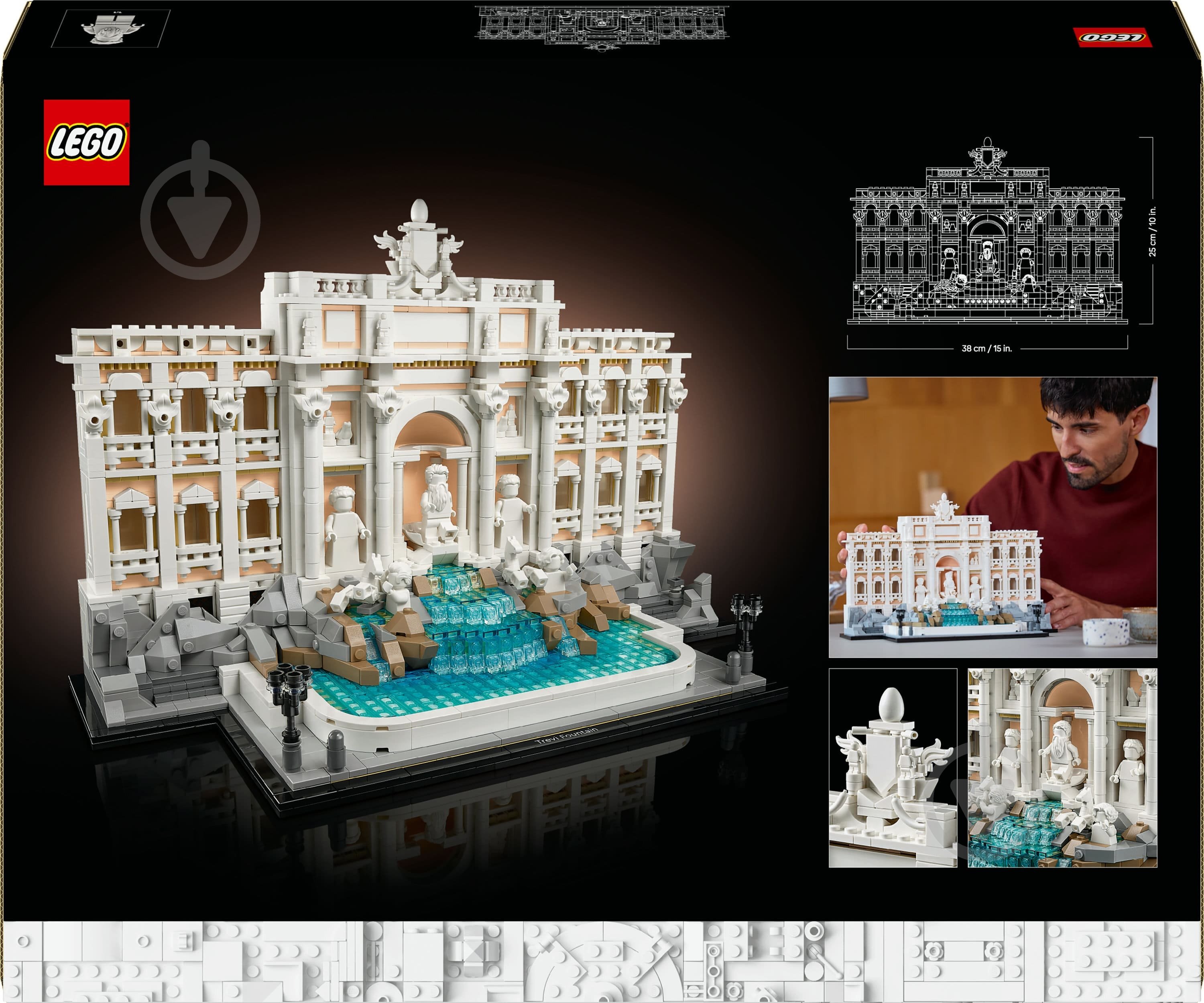Конструктор LEGO Architecture Фонтан Треві 21062 - фото 2