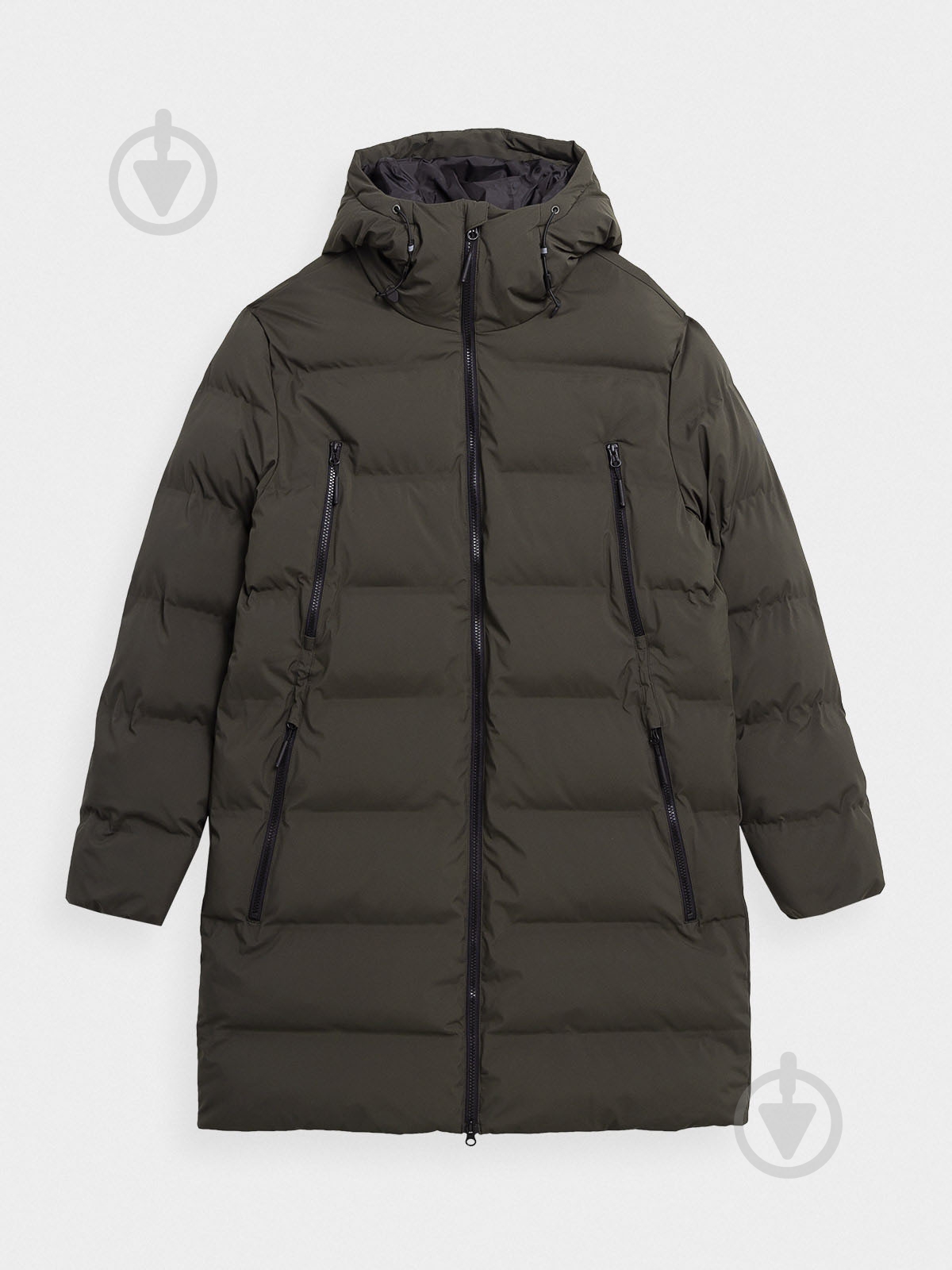 Пуховик мужской 4F DOWN JACKET M246 4FAW23TDJAM246-43S р.3XL хаки - фото 1
