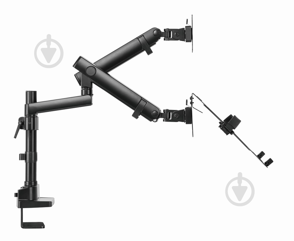 Крепление для монитора Gembird для 2 мониторов 17-32" та ноутбуку (1-8 кг) MA-DA3-02 поворотно-наклонные 17"-32" черный - фото 6 Крепление для монитора Gembird для 2 мониторов 17-32" та ноутбуку (1-8 кг) MA-DA3-02 поворотно-наклонные 17"-32" черный - фото 6