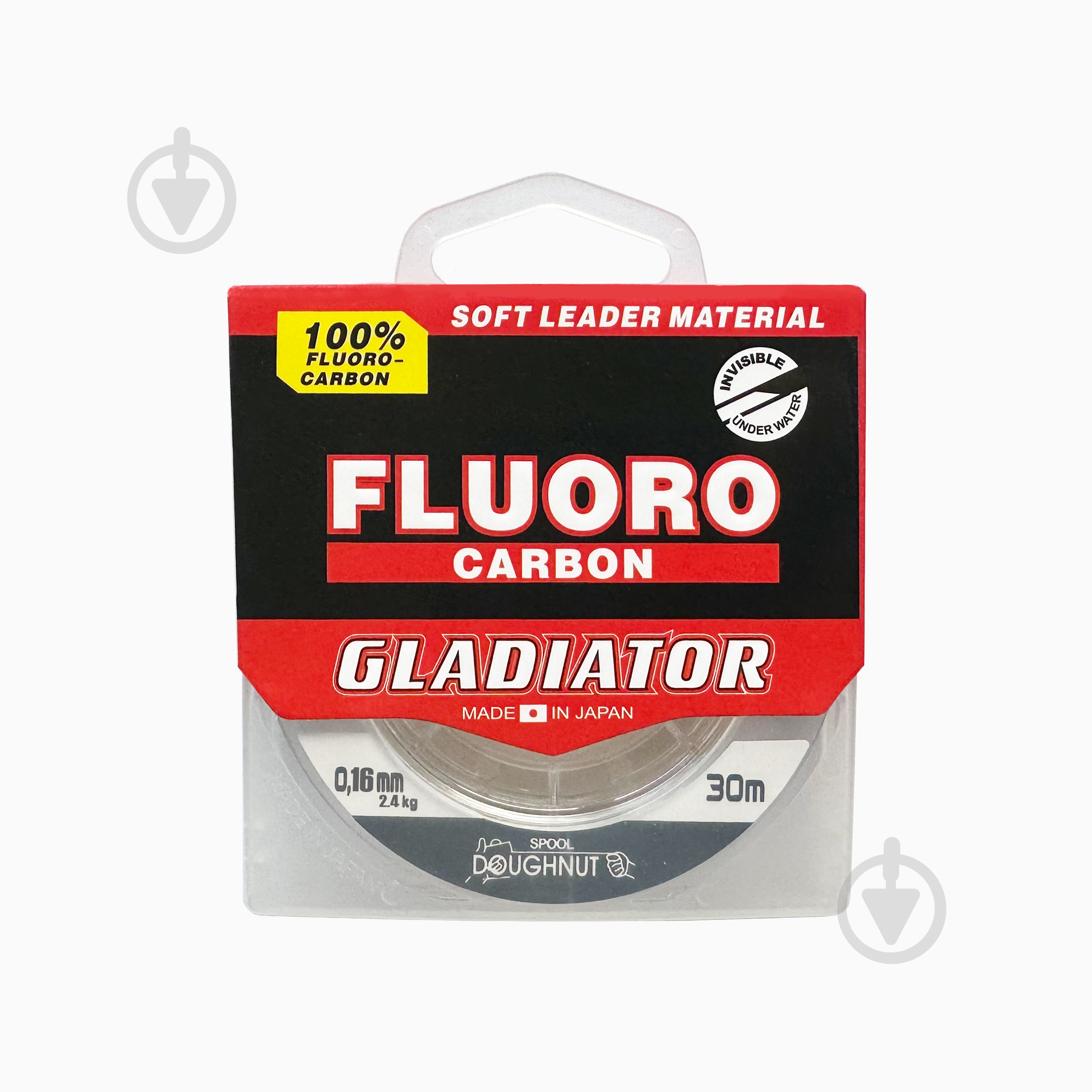 Флюорокарбон Gladiator 30m - 0,16 30 м 0,16 мм 2,4 кг - фото 1 Флюорокарбон Gladiator 30m - 0,16 30 м 0,16 мм 2,4 кг - фото 1
