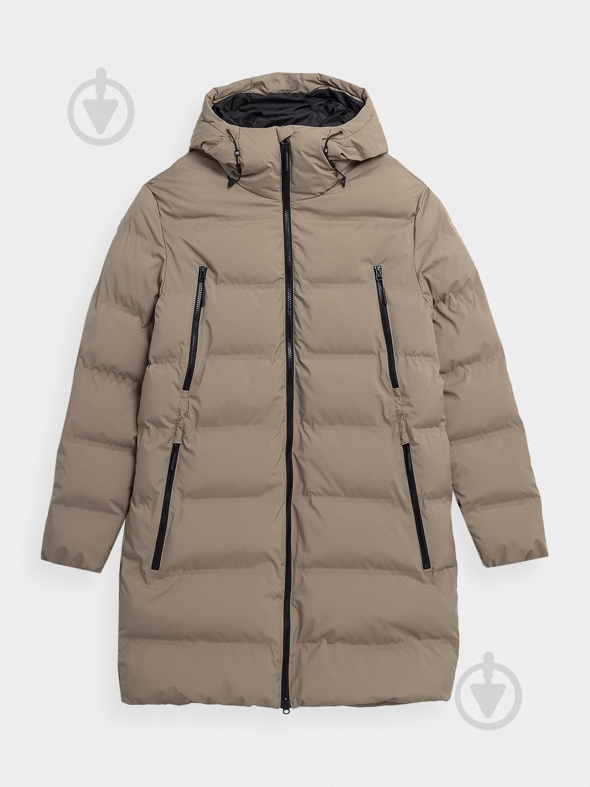 Пуховик мужской 4F DOWN JACKET M246 4FAW23TDJAM246-82S р.S бежевый - фото 1