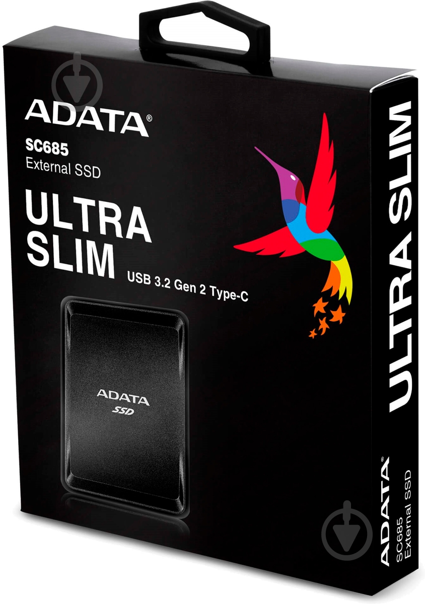 SSD-накопитель ADATA SC685 2000GB USB Type-C (ASC685-2TU32G2-CBK) - фото 6