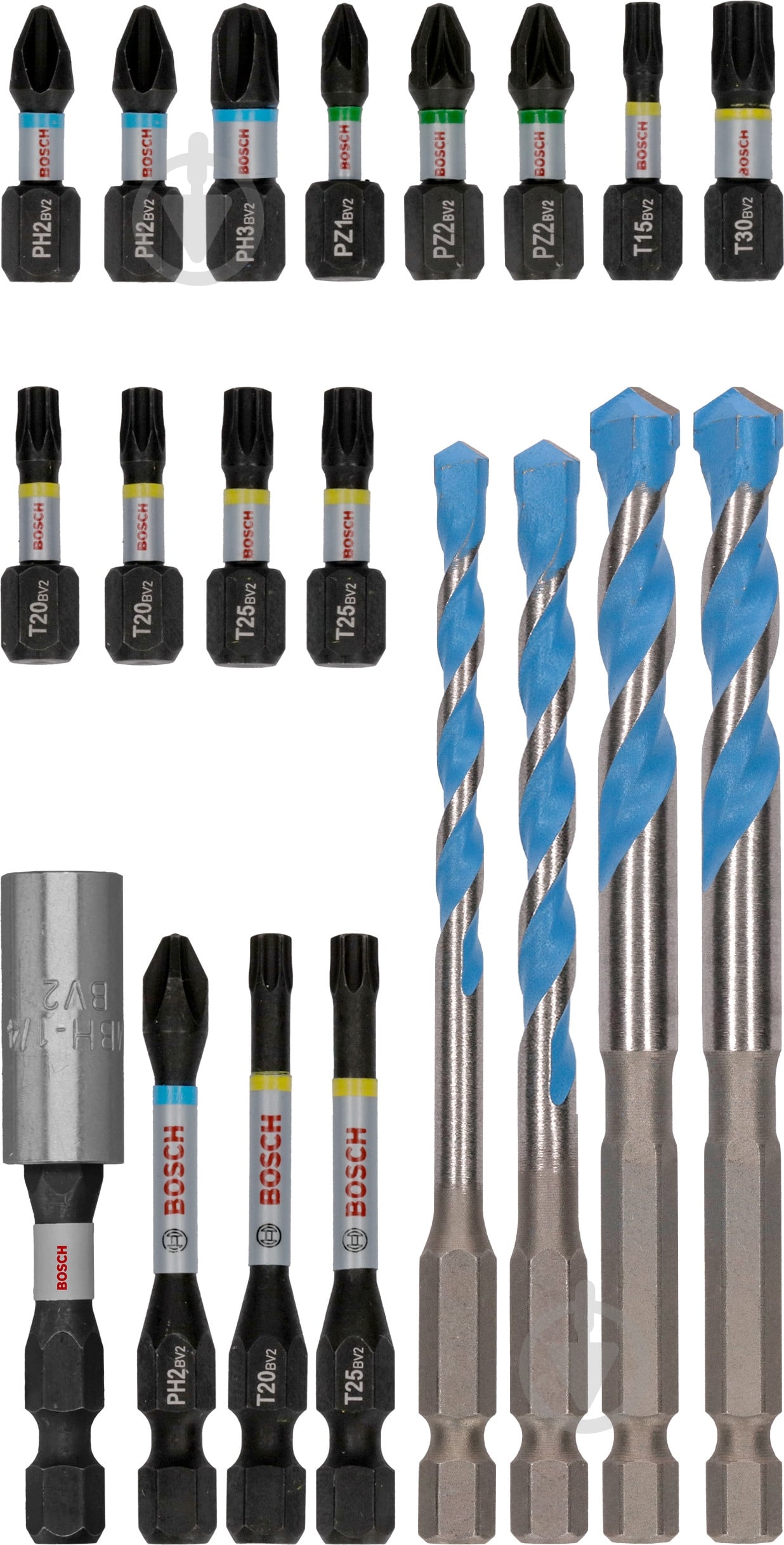 Набір біт Bosch PRO Impact Mixed 20 шт. 2608521U83 - фото 1