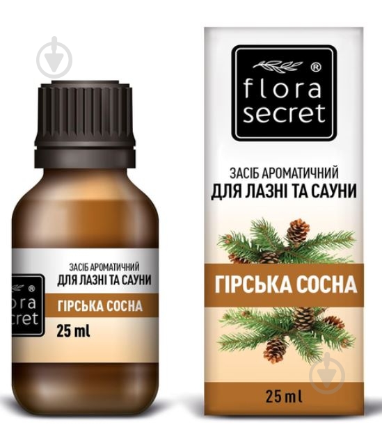 Олія для лазні та сауни Flora Secret Гірська сосна 25 мл - фото 1