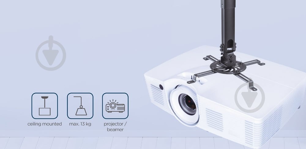 Кріплення для проектора Gembird CM-B-01 поворотно-похилі чорний - фото 9