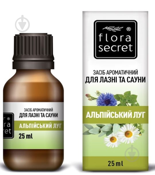 Олія для лазні та сауни Flora Secret Альпійський луг 25 мл - фото 1