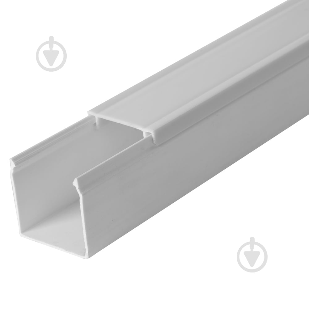 Короб пластиковый E.NEXT e.trunking.stand.40.40 40х40 мм 2 м - фото 1