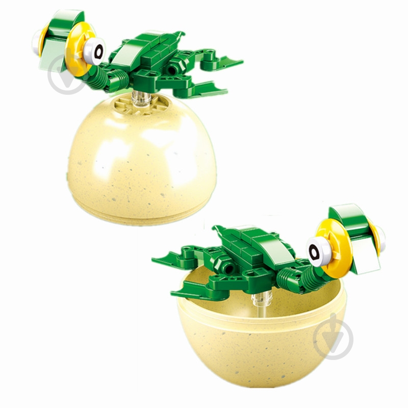 Коструктор-сюрприз Sluban Qbricks egg Динозавры M38-B0796 - фото 1 Коструктор-сюрприз Sluban Qbricks egg Динозавры M38-B0796 - фото 1