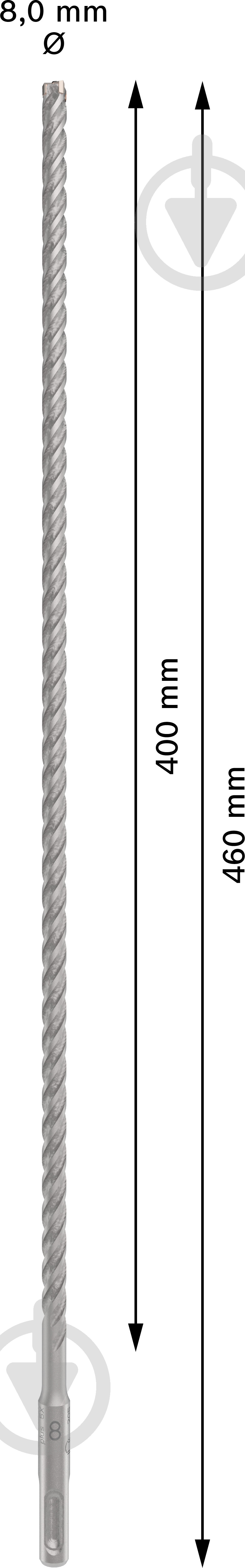 Бур Bosch 5X SDS-plus 8x400 мм 460 мм 2608833794 - фото 3