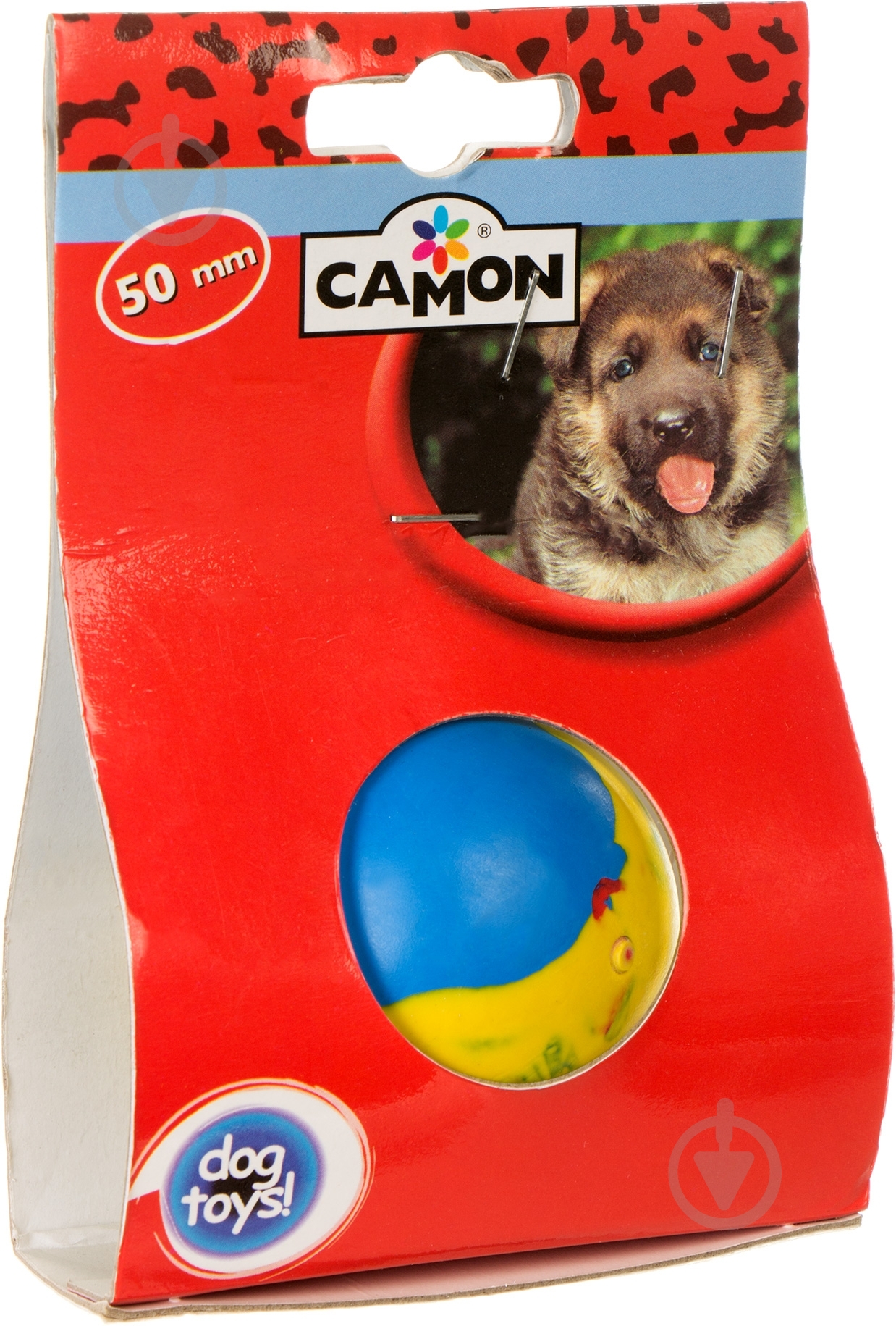 Игрушка для собак Camon Мяч №2 с литой резины d5 см - фото 2