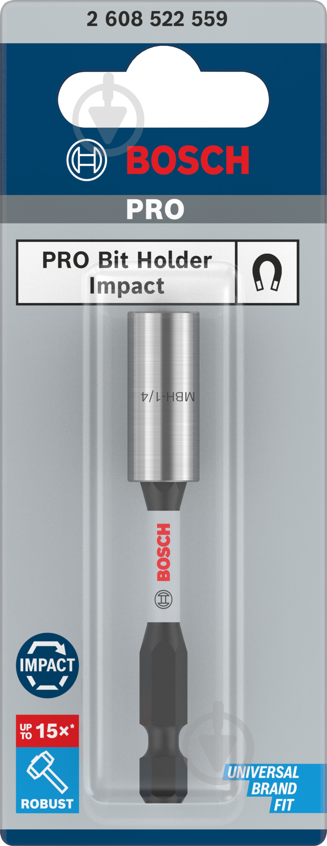 Держатель бит Bosch PRO Bit Holder Impact 75 мм 2608522559 - фото 5