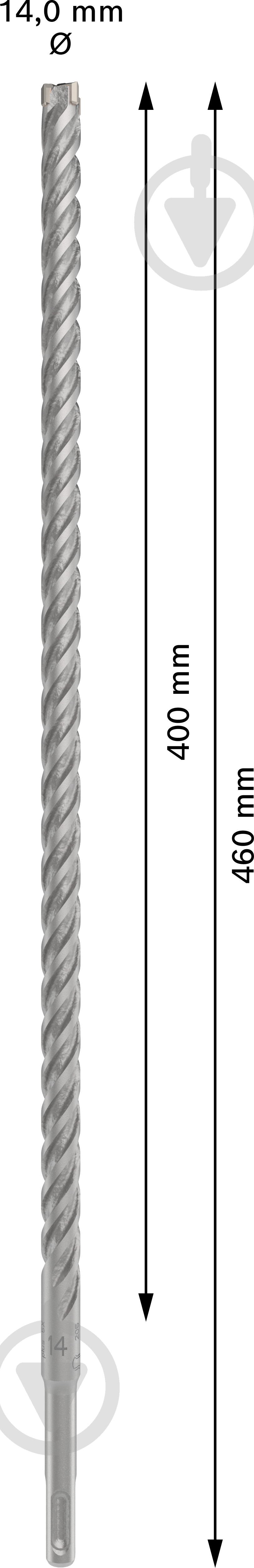 Бур Bosch 5X SDS-plus 14x400 мм 460 мм 2608833821 - фото 2