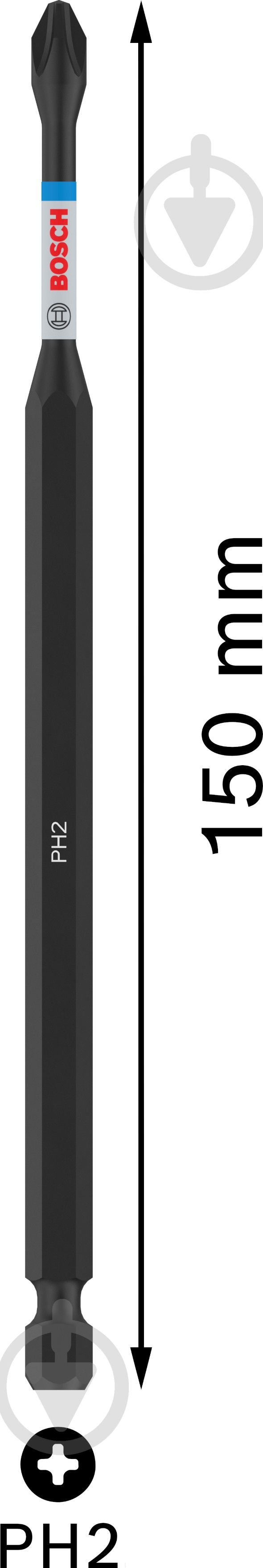 Бита Bosch PRO Impact PH 150 мм 2608522525 - фото 3 Бита Bosch PRO Impact PH 150 мм 2608522525 - фото 3