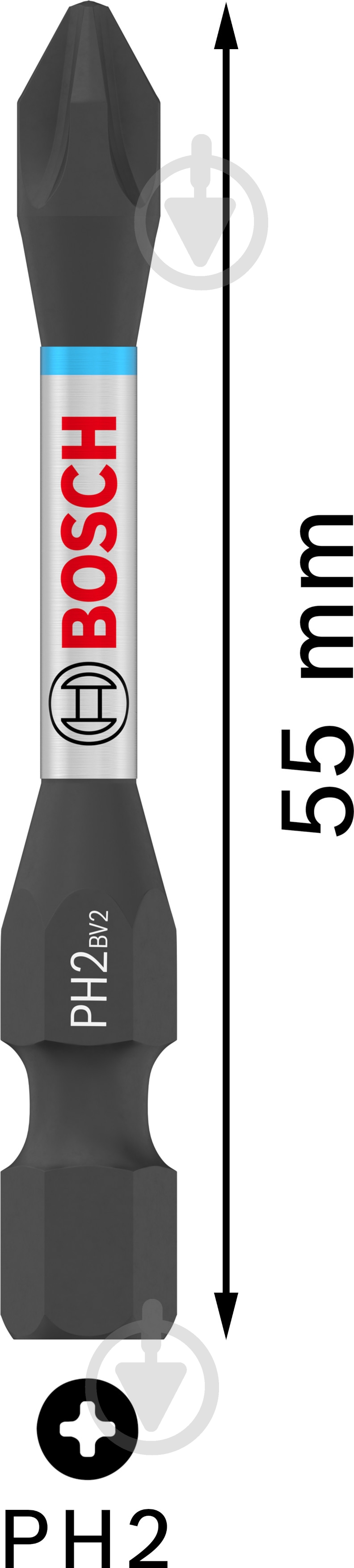Біта Bosch PRO Impact PH 55 мм 2608522523 - фото 2