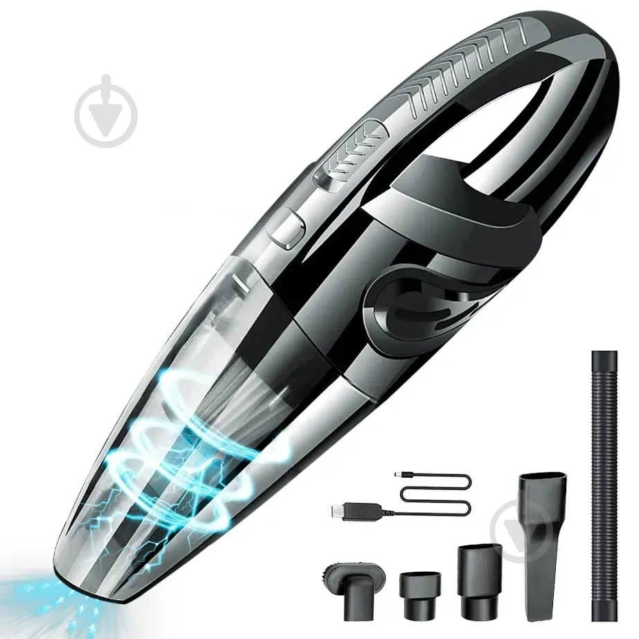 Пылесос автомобильный Inspire R-6053 черный - фото 2