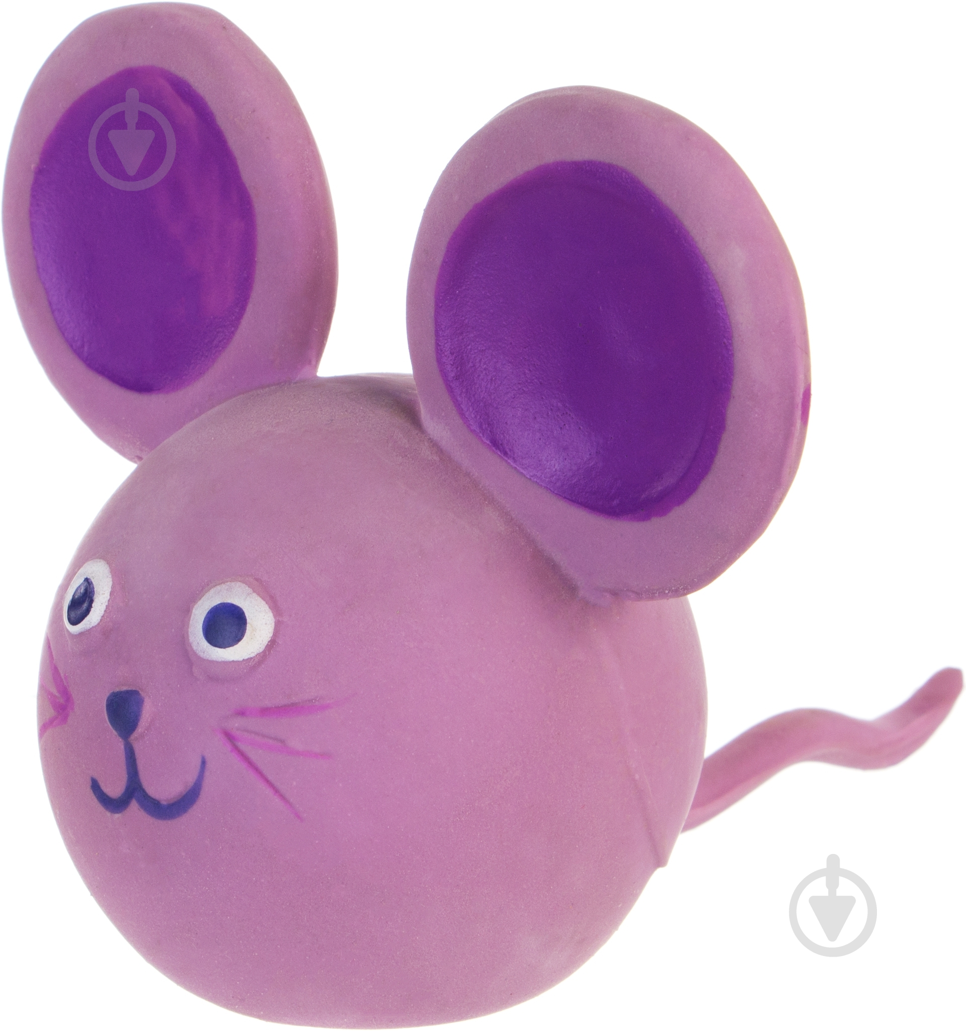 Іграшка для собак Camon Мишка кругла зі звуком 7 см - фото 1