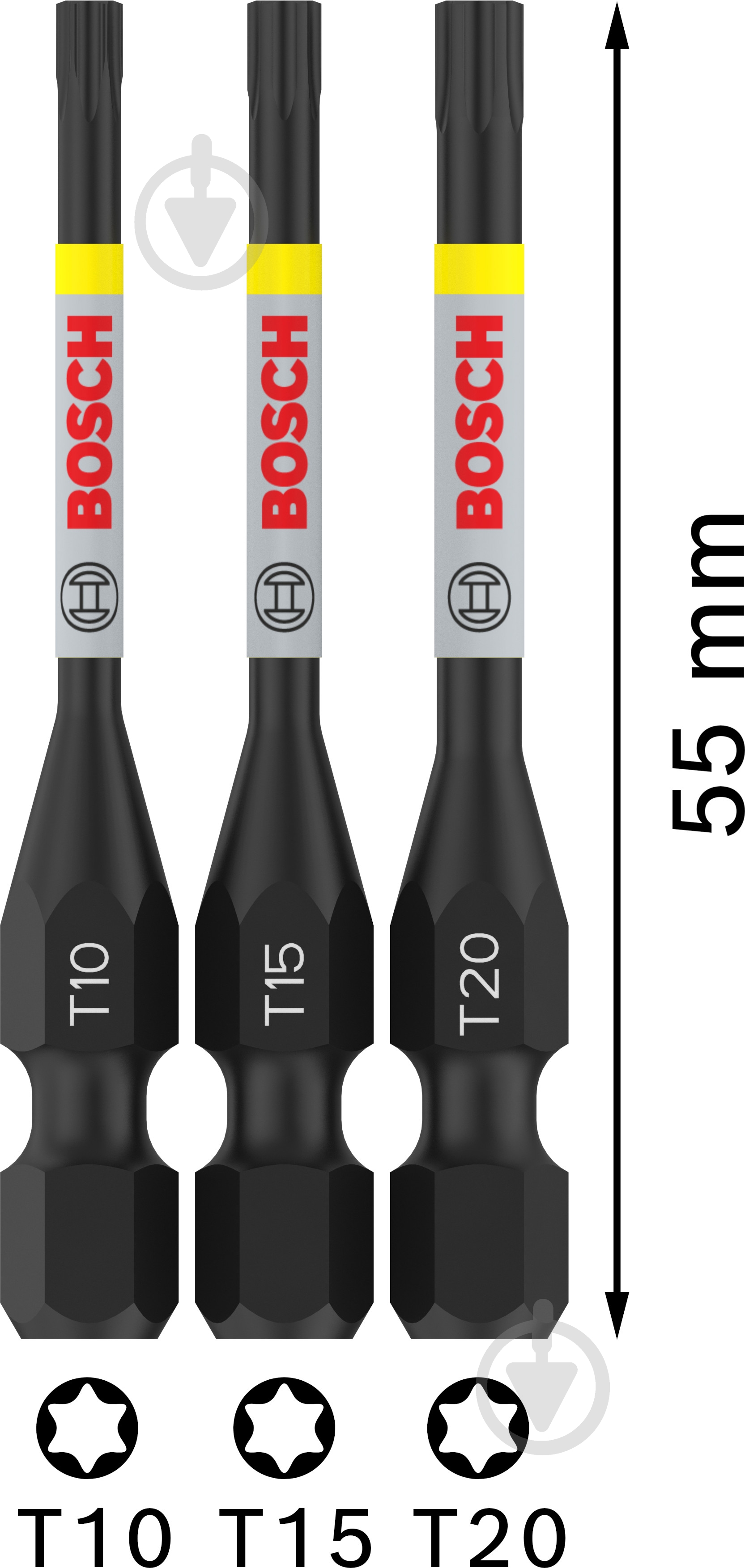 Бита Bosch PRO Impact Torx 55 мм 2608521U54 - фото 3