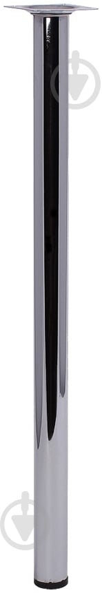 Мебельная ножка Larvij L61R50CH30 круглая d30x500 мм хромированная - фото 1 Мебельная ножка Larvij L61R50CH30 круглая d30x500 мм хромированная - фото 1