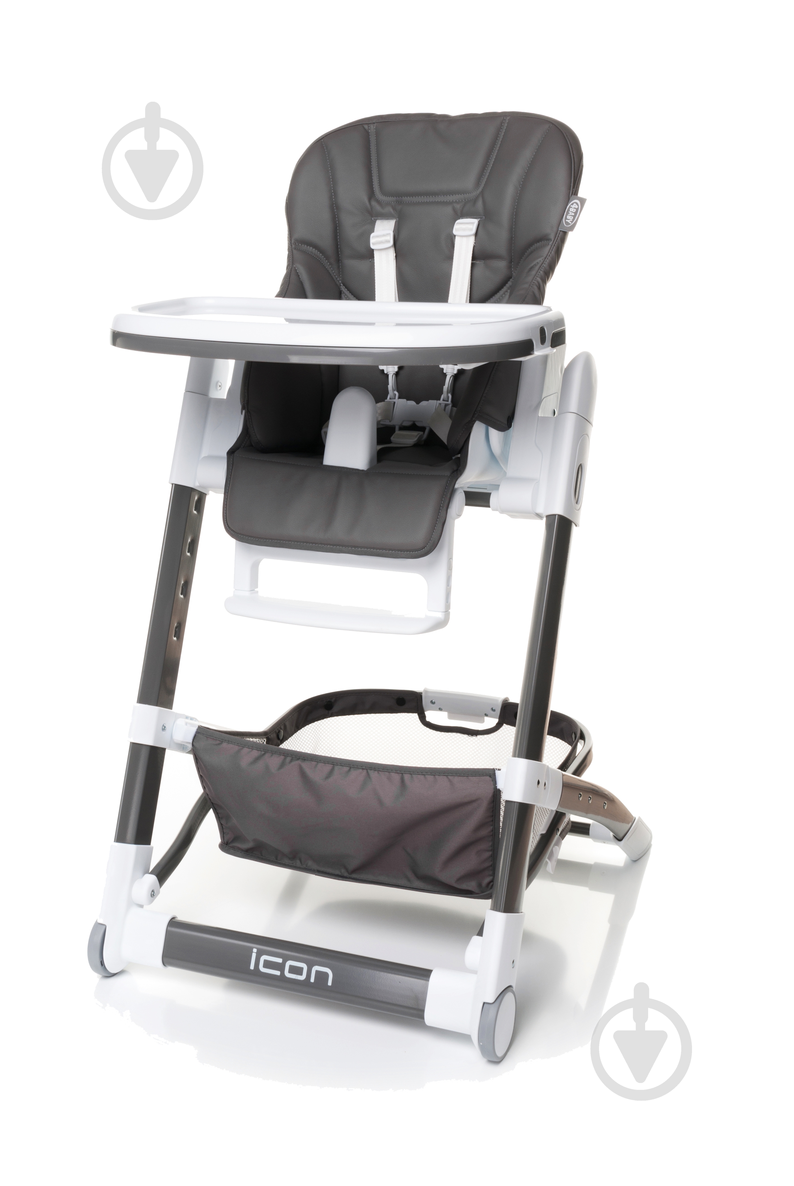 Стульчик для кормления 4Baby Icon 4IC03 grey - фото 1