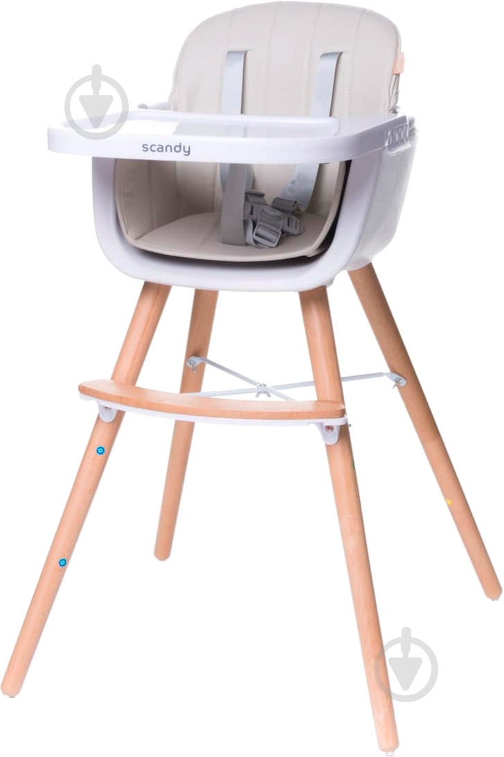 Стульчик для кормления 4Baby Scandy 4SC01 beige - фото 1