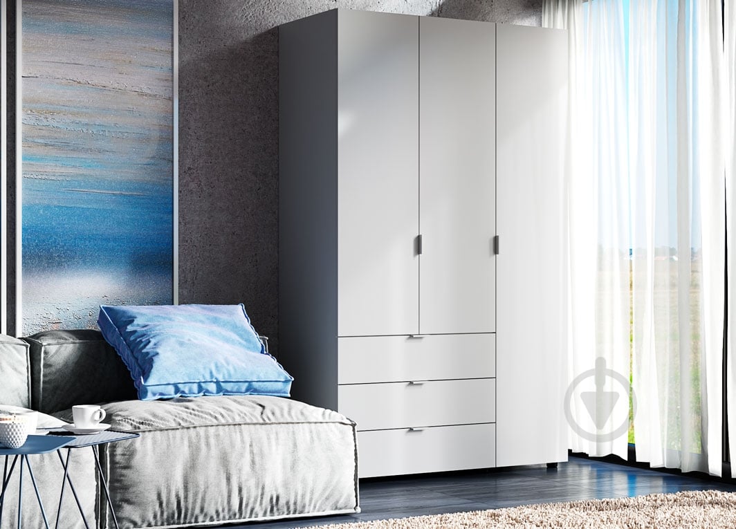 Шафа Берегиня Choice 1208х2000х550 ДСП 2000х550х550 мм німфея альба - фото 1