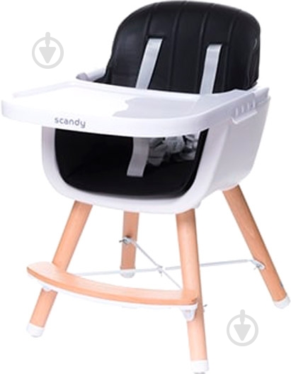 Стульчик для кормления 4Baby Scandy 4SC02 black - фото 2