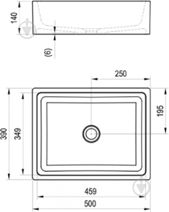 Умивальник Ravak Formy 01 60 - фото 2