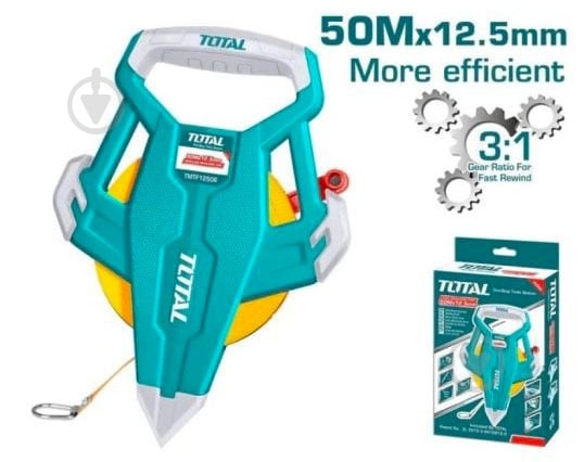 Рулетка Total TMTF13506 50  м x 12,5  мм - фото 2