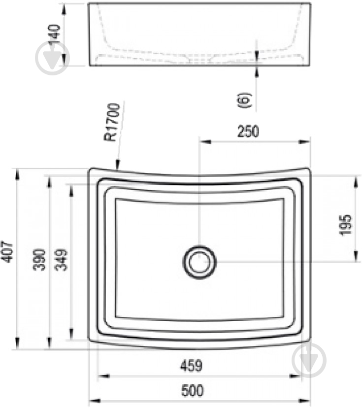 Умывальник Ravak Formy 02 - фото 6 Умывальник Ravak Formy 02 - фото 6