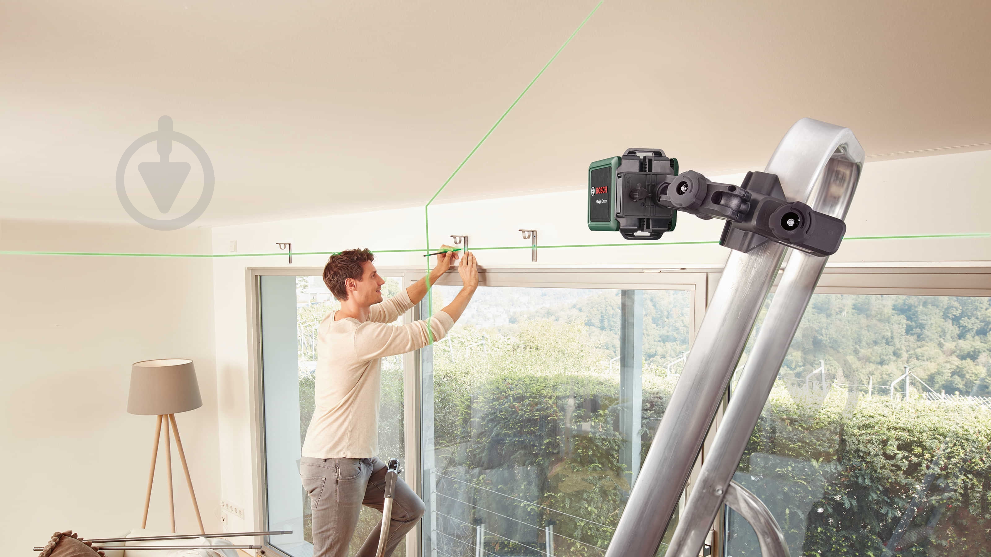 Нівелір лазерний Bosch Quigo Green (Set) 0603663C04 - фото 22