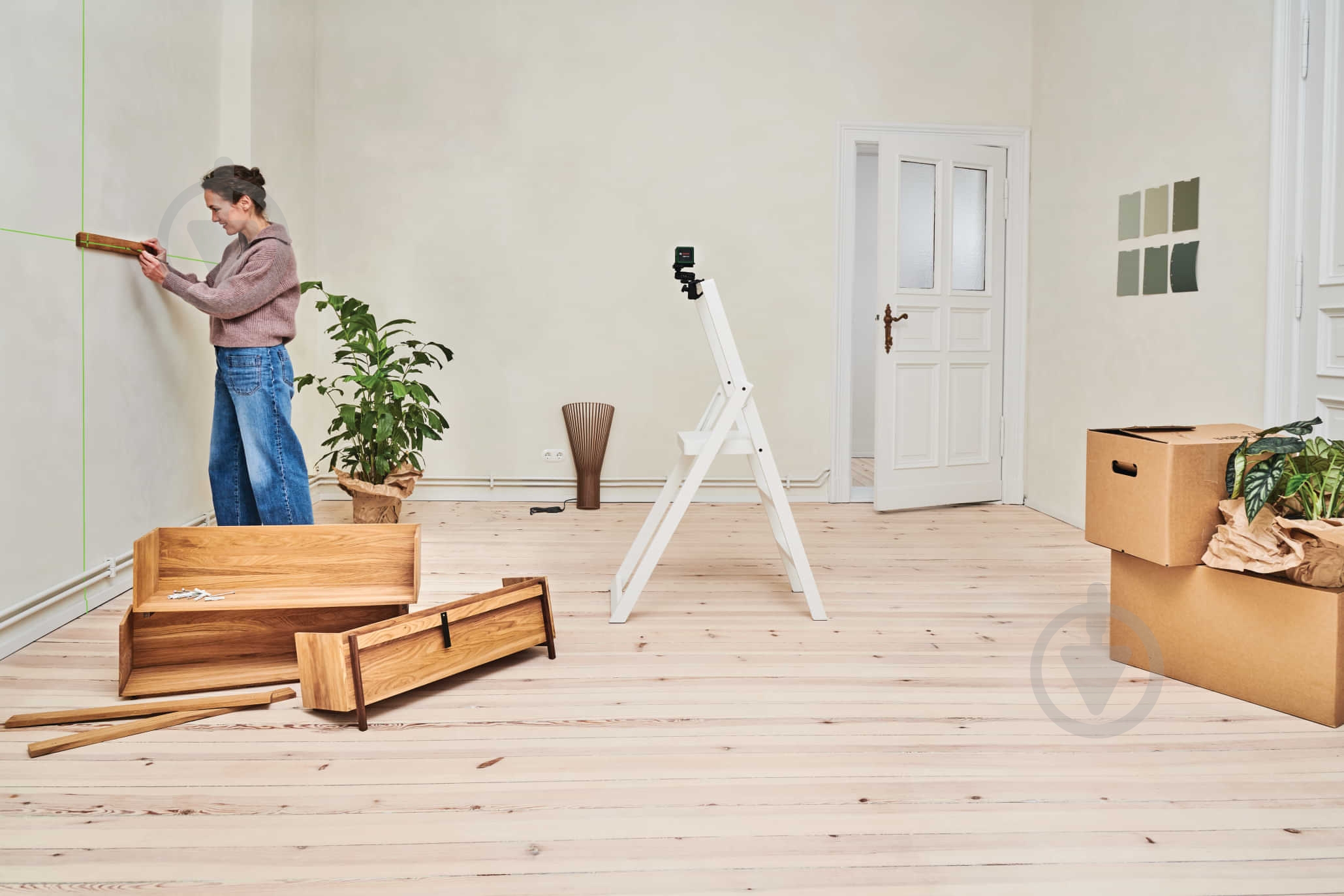 Нівелір лазерний Bosch Quigo Green (Set) 0603663C04 - фото 23