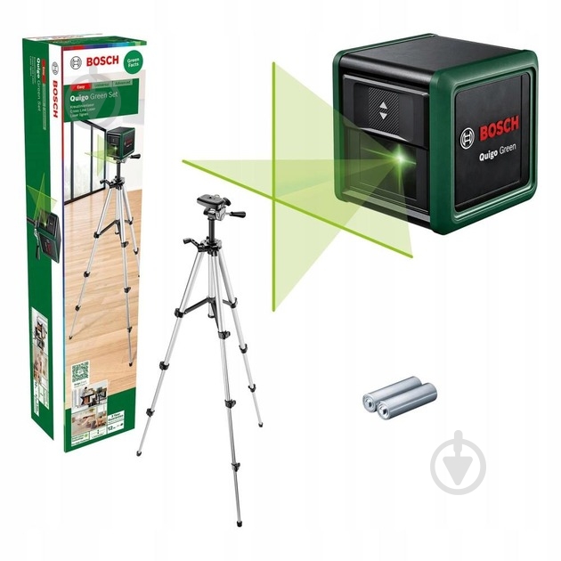 Нівелір лазерний Bosch Quigo Green (Set) 0603663C04 - фото 26