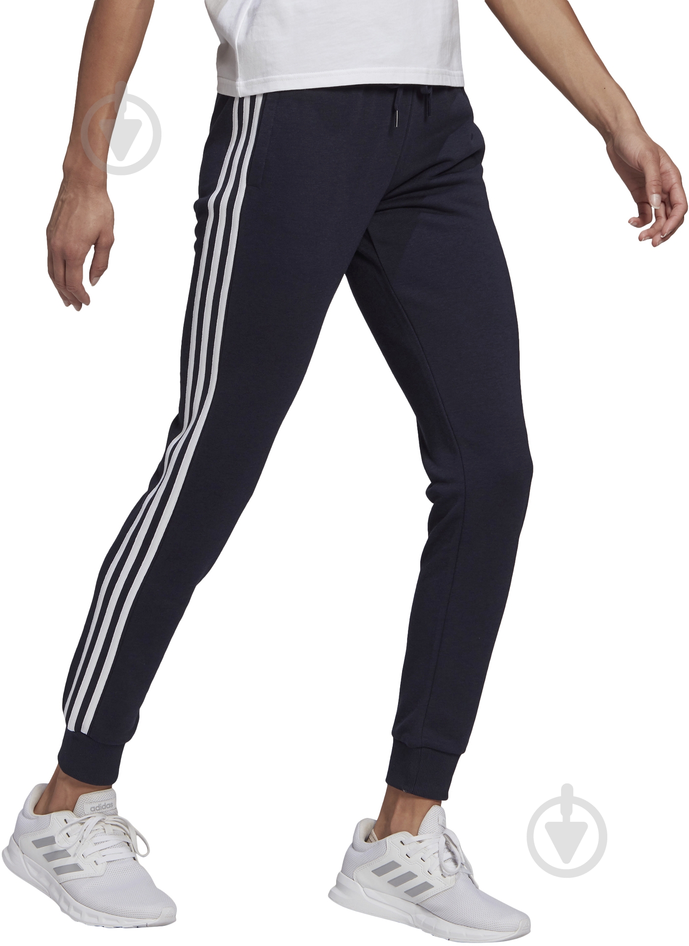 Брюки Adidas W 3S FT C PT GM8736 р. M синий - фото 5