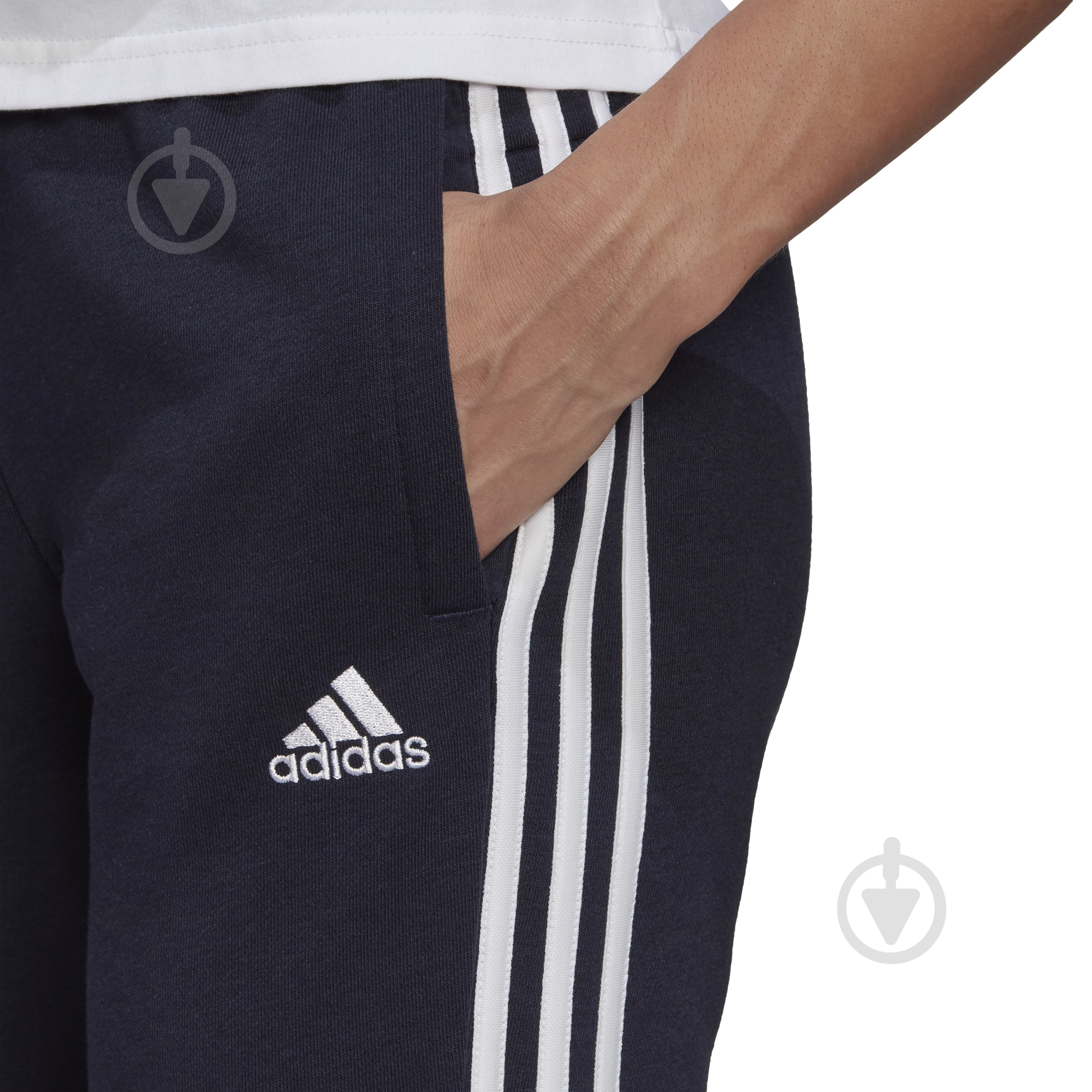 Брюки Adidas W 3S FT C PT GM8736 р. M синий - фото 6