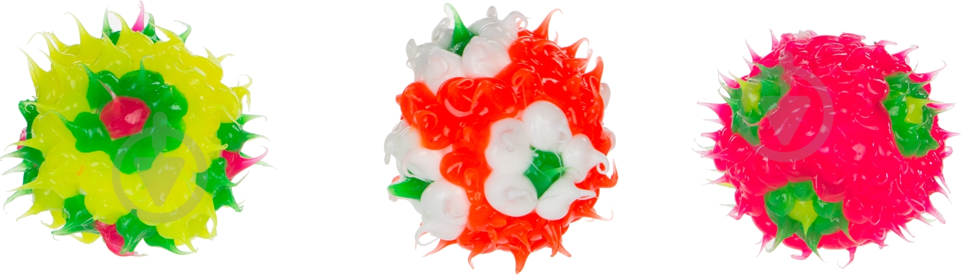 Іграшка для котів Camon М’яч 6 шт. різнокольоровий - фото 2