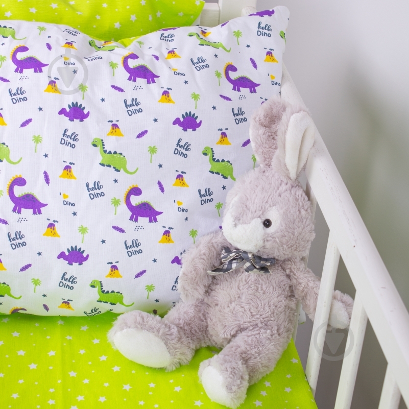 Наволочка бязь Kids Time 18-0001 Hello Dino 40x60 см мульті MirSon - фото 3