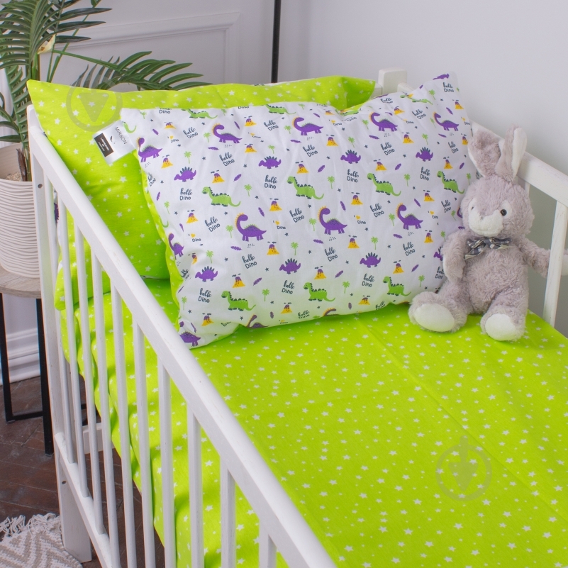 Наволочка бязь Kids Time 18-0001 Hello Dino 40x60 см мульті MirSon - фото 4