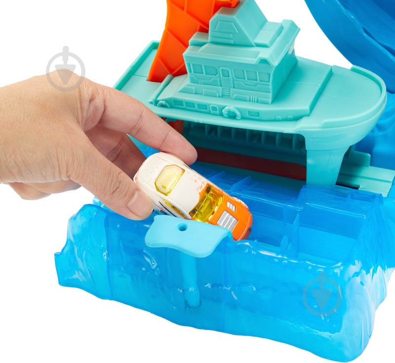 Трек Hot Wheels Голодная Акула-робот GJL12 - фото 9