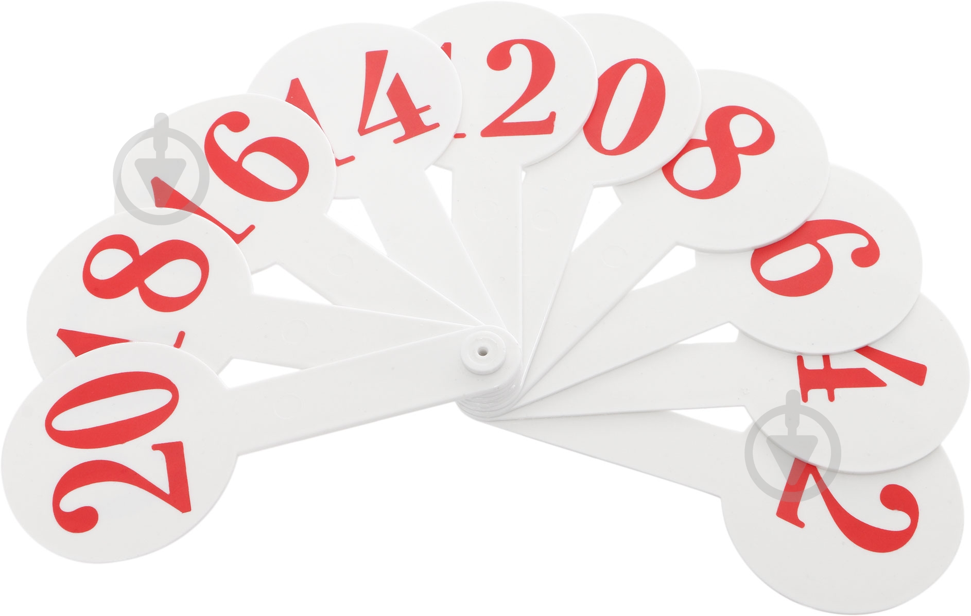 Веер с цифрами К-7371 - фото 2 Веер с цифрами К-7371 - фото 2