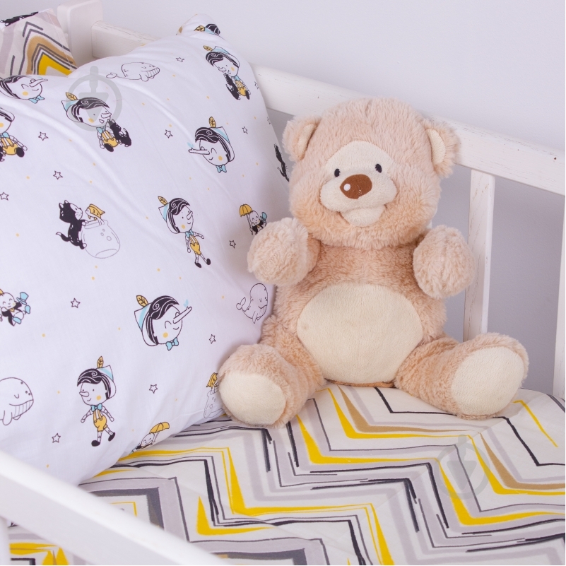 Наволочка бязь Kids Time 18-0003 Pinokio 40x60 см мульті MirSon - фото 3