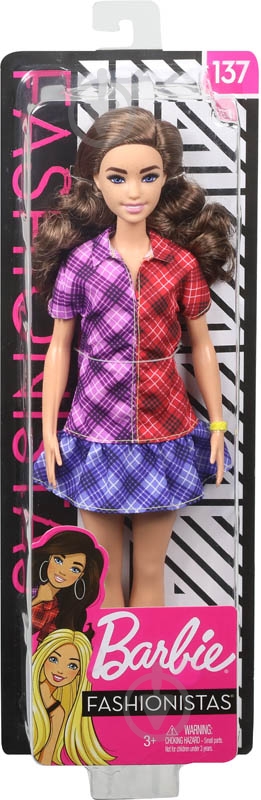 Лялька Barbie Модниця в картатій сукні GHW53 - фото 4