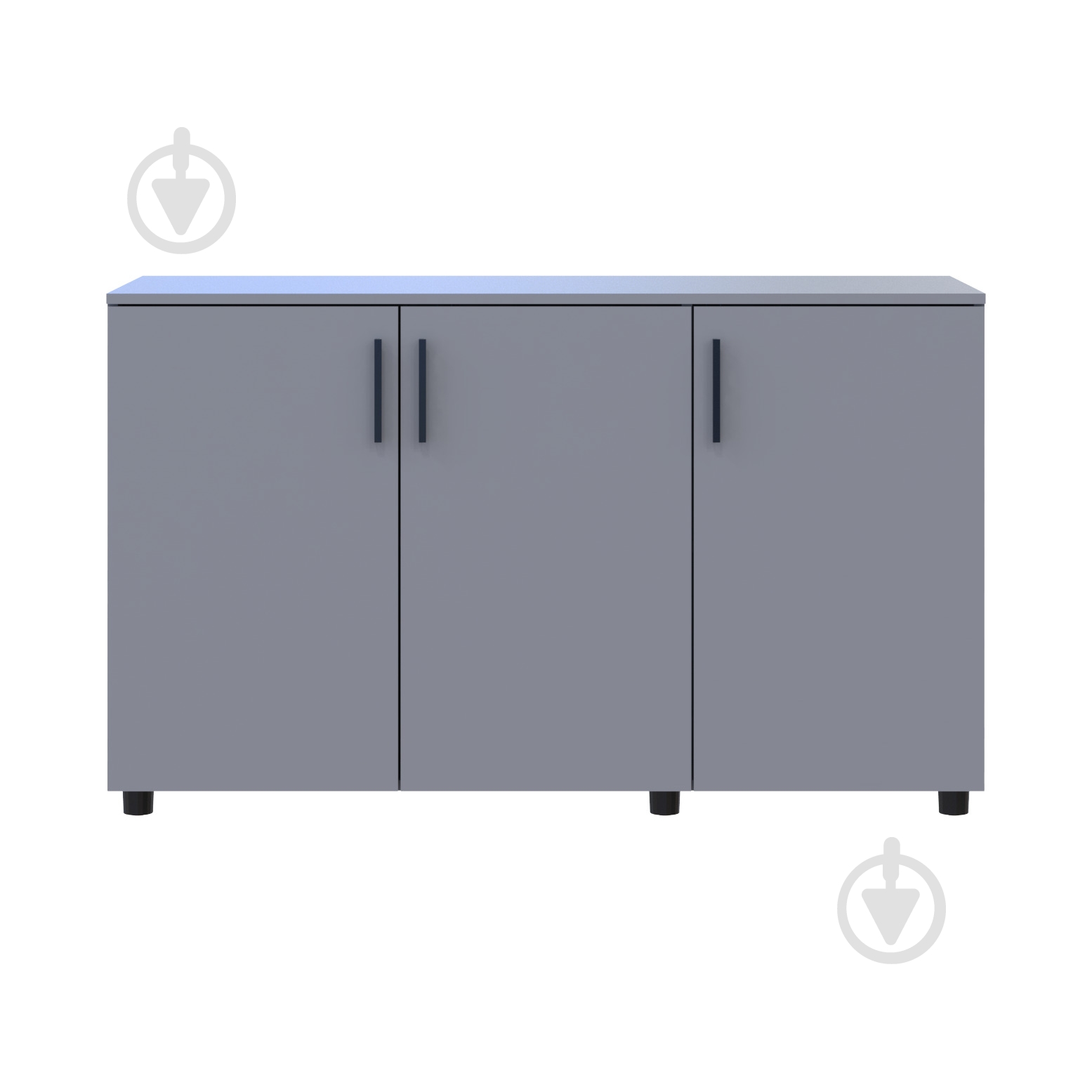 Комод Doros Торн 3ДСП 1350x800x516 мм серый/серый - фото 5 Комод Doros Торн 3ДСП 1350x800x516 мм серый/серый - фото 5