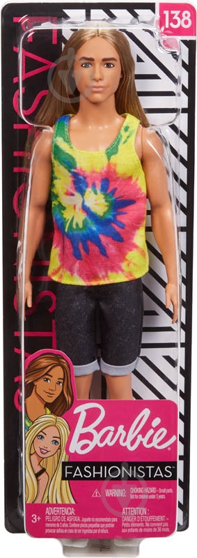 Barbie Кен Модник с длинными волосами GHW66 - фото 5 Barbie Кен Модник с длинными волосами GHW66 - фото 5