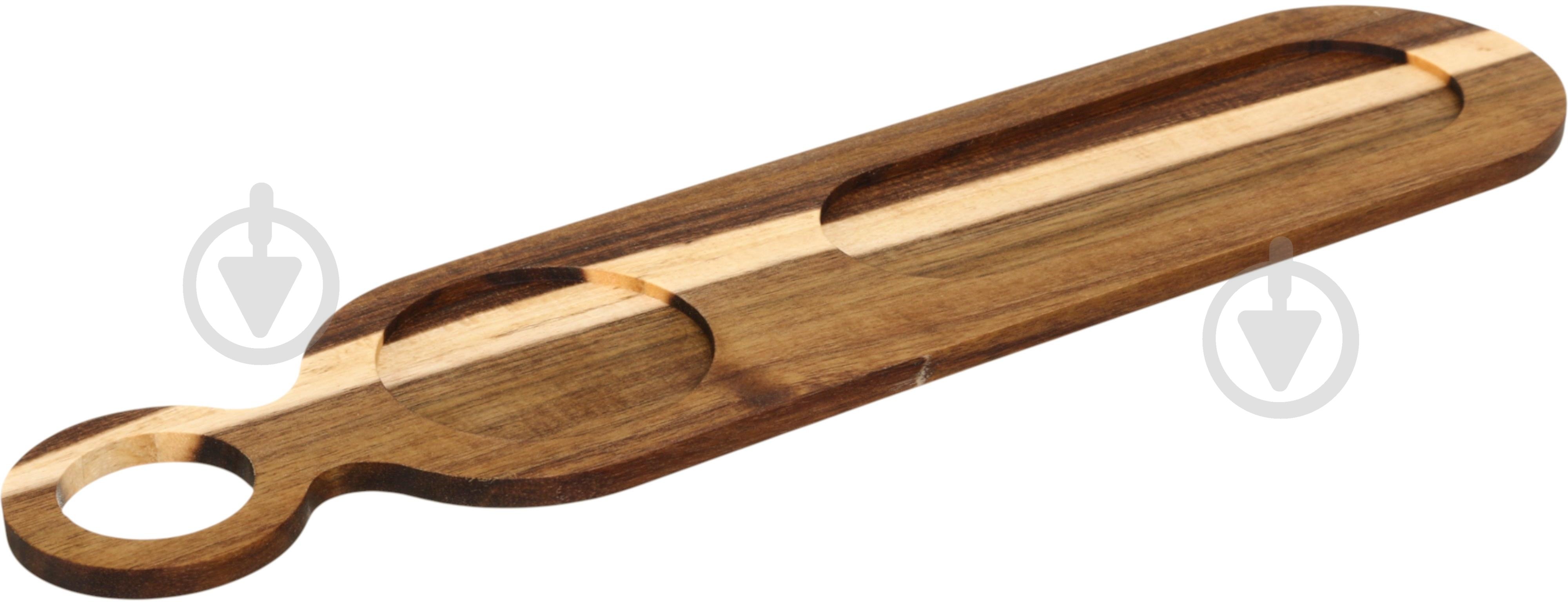 Менажниця Excellent Houseware Long stone на підставці 3 предмета - фото 3