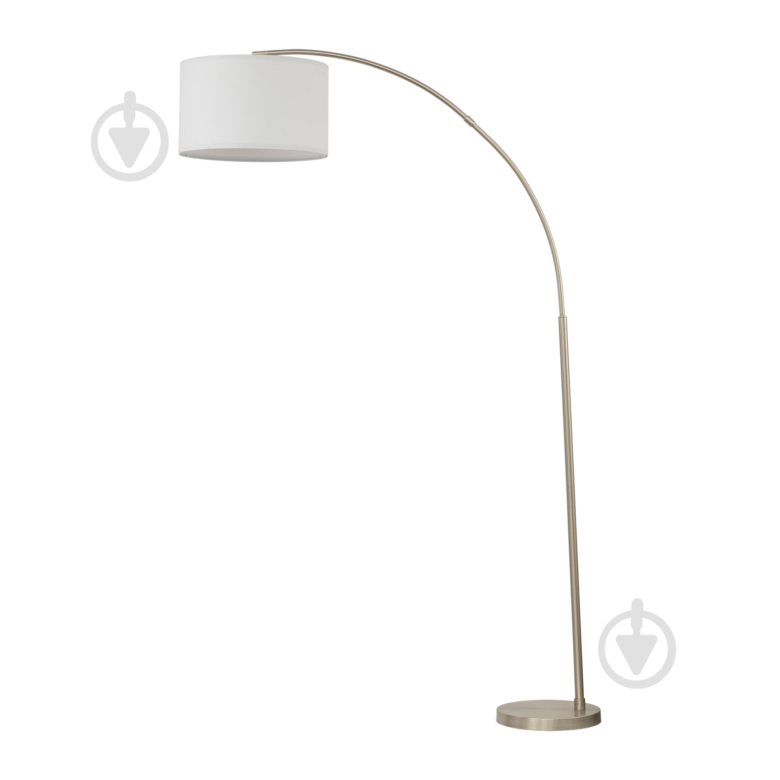 Торшер TK Lighting ZENITH max 60W E27 нікель/білий - фото 1